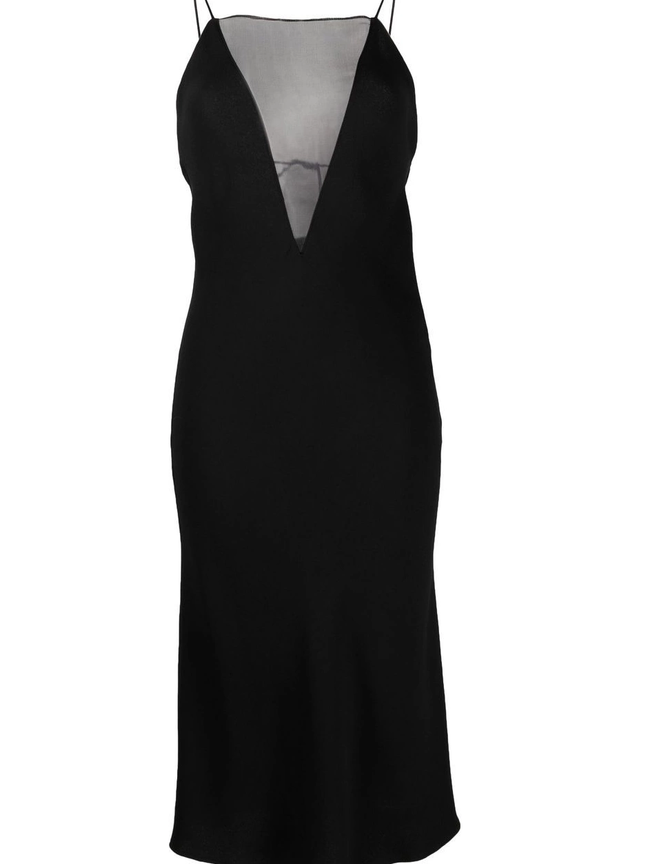 Affordable midi dress silk compact Women crepe McCartney Stella 0726